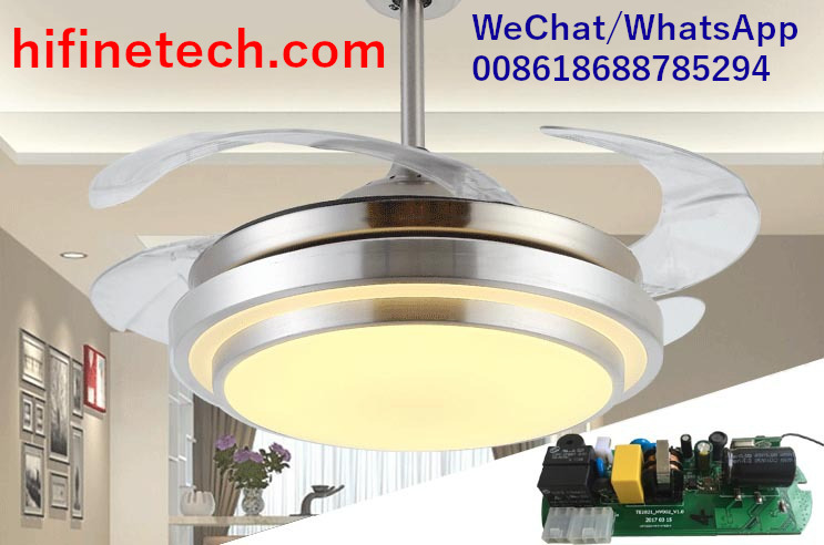 BLDC fan LED light