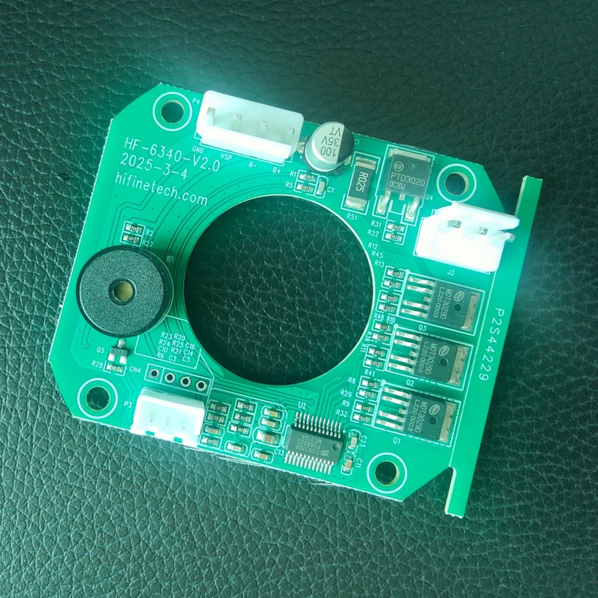 BLDC ceiling fan circuit board, solar fan PCBA DC12V fan PCB with remote 45 watts