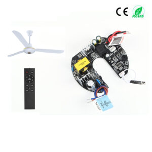 BLDC fan PCBA with remote control brushless Motor driver Circuit Board 60w 12v dc 220V AC input ceiling fan floor fan controller