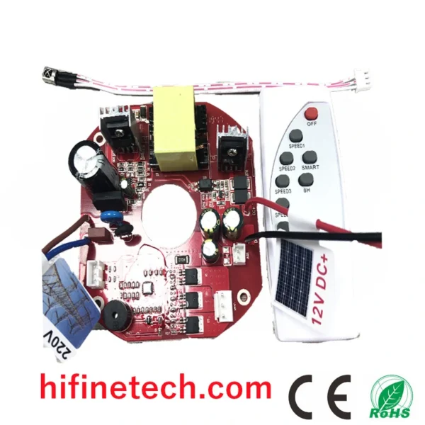 Brushless DC ceiling fan solar fan driver Card PCB