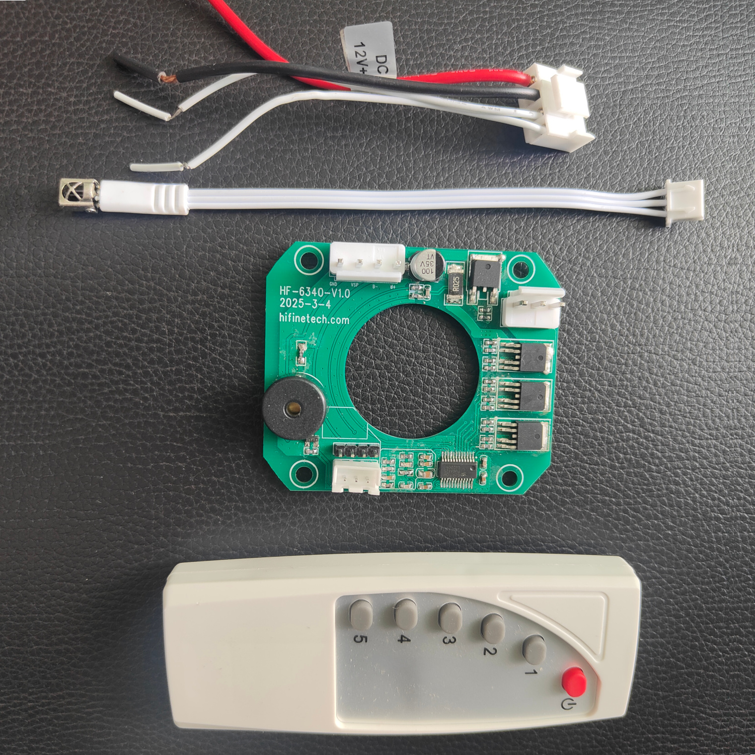 DC 12V ceiling fan PCB kits with remote BLDC solar fan