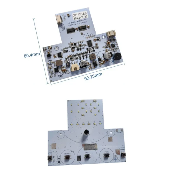 Solar BLDC fan control card PCB with remote