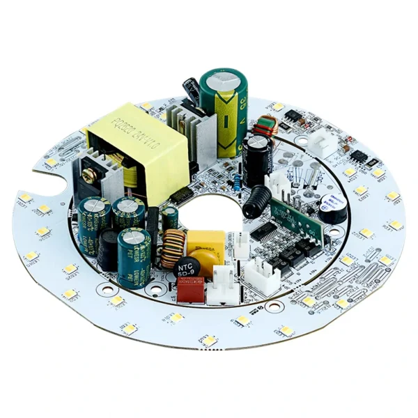 BLDC ceiling fan control card PCB DC motor driver solar fan FOC vector drive with LED light source High PF