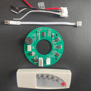 DC12V BLDC fan control PCB, solar fan PCB with remote 38Watts
