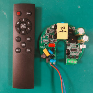 BLDC AC DC fan control card PCB circuit board with RF remote 40Watts for ceiling fan
